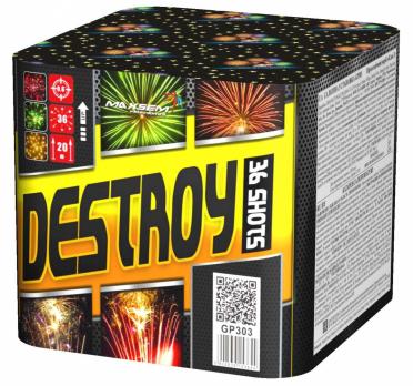 Фейерверк DESTROY (0,6"x36 залпов)